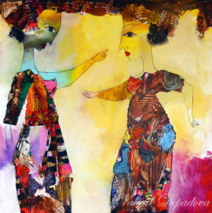 L'échange - Prix de vente disponible sur place - 80x80cm - 20€/mois - 0 €