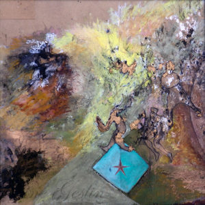 Nine Geslin - Étoile dans carré bleu