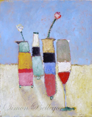 Les quatre vases - 41x33cm - 5€/mois - 150 €