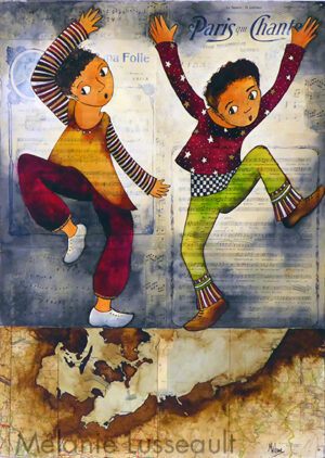 Paris qui chante - 50x70cm - 7&euro;/mois - 350&nbsp;&euro;