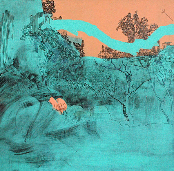 Chloé MALARD - Garrigue - Peinture acrylique - 81 x 130cm - 2250€