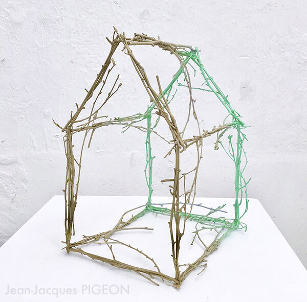 Jean-Jacques PIGEON - Maison - Acier, bois, peinture acrylique - De 450 à 950€ selon modèle