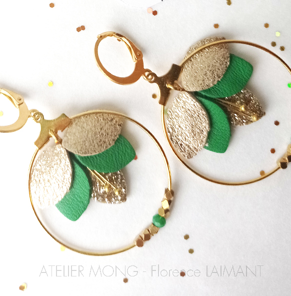2023-SP-Atelier Mong-Florence LAIMANT-Boucles d'Oreilles pendantes créoles