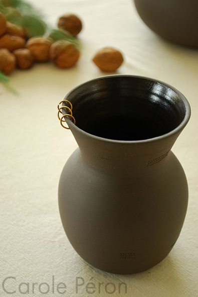Vase - Grès noir