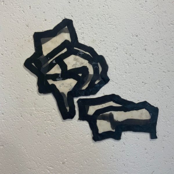 Choun Vilayleck - Sans titre - Encre de chine, gouache, papier, paraffine - 2023