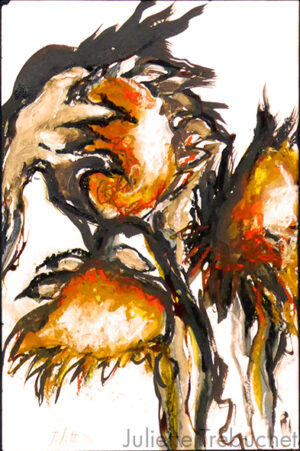 Autour du Tournesol, hommage à Kieffer V - 42x32cm - 10€/mois - 300 €