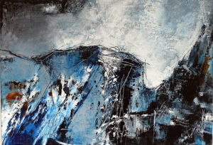 Dans les bleus du soir - 55x37,5cm - 10€/mois - 320 €