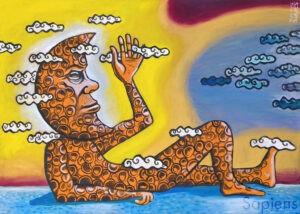 L'homme Lune - 50x70cm - 10€/mois - 330 €