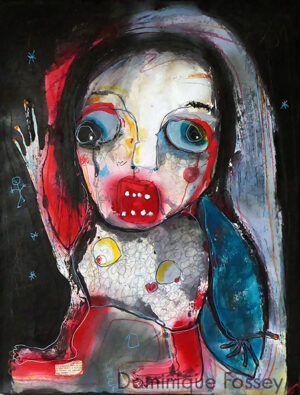 Ange bleu - 53x68cm - 10€/mois - 500 €