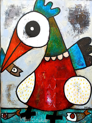 Bernardo l'oiseau pêcheur - 60x80cm - 13€/mois - 620 €