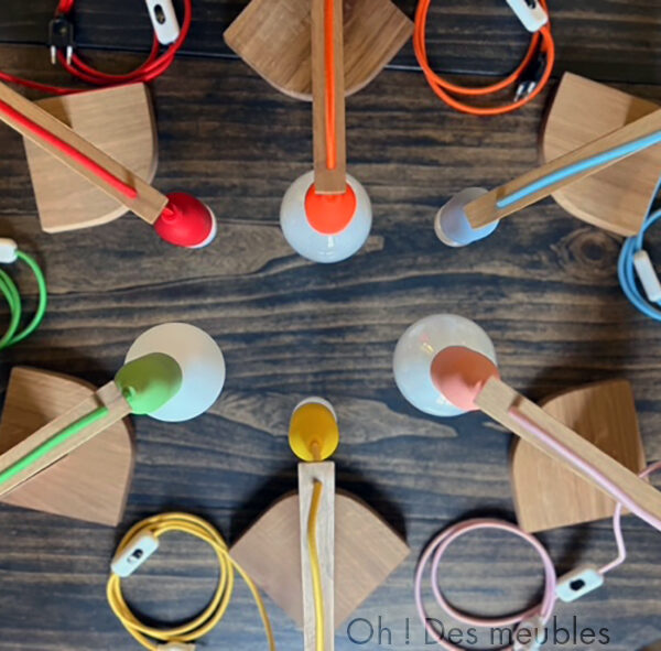 Lampe à poser - Bois