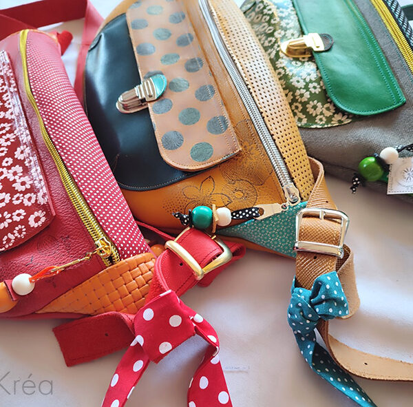 Sacs banane - Cuir et textile