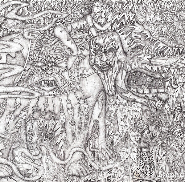 Stephanie Sautenet - Conciliabule - 35x55cm (54x74cm encadré) - 2023 - 900€