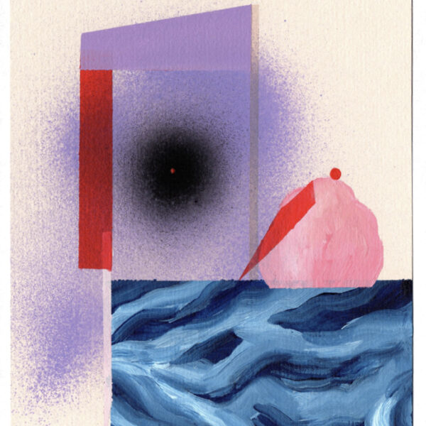 Anissa Allam Vaquez - Théatre de formes-18:13cm-peinture-2025