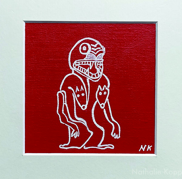 Nathalie KOPP - Tupilak au deux renard 1 