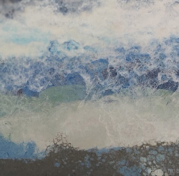 Anne MOREA - Le temps est L'incertain I -  Kozo et pigment - 19 x 26 cm