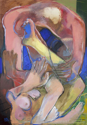 Compression n&deg;8 - Acrylique sur toile - 116x80cm - 20&euro;mois - 1&nbsp;700&nbsp;&euro;