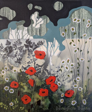 Coquelicots - 40cmx40cm - 11/mois - 550&nbsp;&euro;