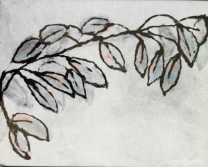 Série « Les petits riens » - Les graines II - Fibre de murier (Kozo) et pigment - 40x50cm - encadré - 10€/mois - 380 €