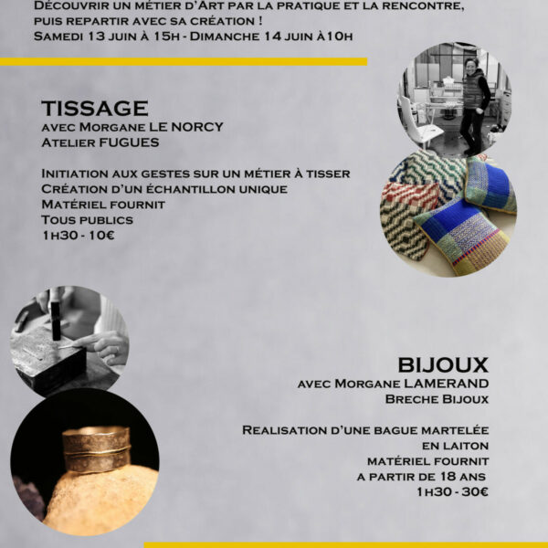 Deux ateliers d'initiation