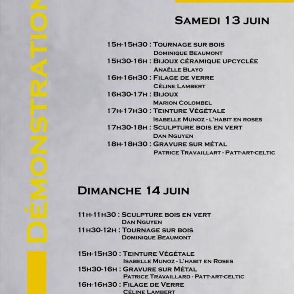 Sept déonstrations
