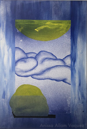 Post-embruns Variations bleues - 45x30cm - 10€/mois - 190 €