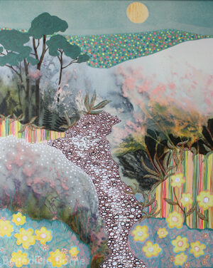 Petit matin au jardin - 70x63cm - 18/mois - 900&nbsp;&euro;