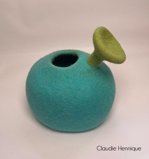 Vase - Laine feutrée